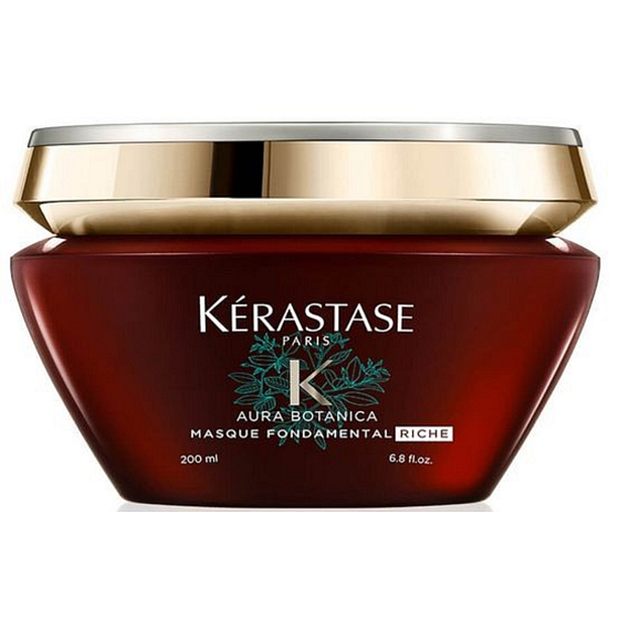 Kérastase Aura Botanica Masque fondamentale Riche vyživujúce maska bez silikónov pre suché vlasy 200 ml
