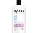 Syoss Pure Smooth výživa a uhladenie vĺn, ľahký balzam pre normálne až hrubé vlasy 500 ml