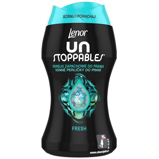 Lenor Unstoppables Fresh - Svieže vonné perličky do práčky dodávajú prádlu intenzívnu sviežu vôňu až do ďalšieho prania 140 g