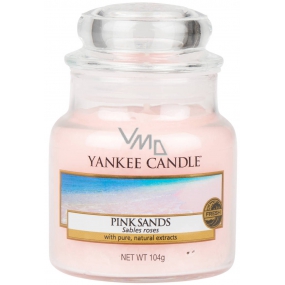 Yankee Candle Pink Sands - Ružové piesky vonná sviečka Classic malá sklo 104 g