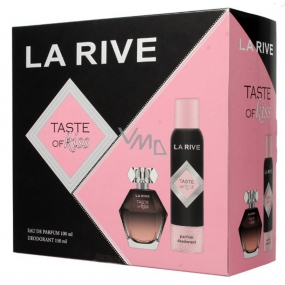 La Rive Taste of Kiss toaletná voda pre ženy 100 ml + deodorant sprej 150 ml, darčeková sada
