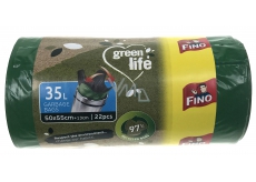 Fino Green Life Sáčok do koša 35 l 50 x 55 cm 22 kusov