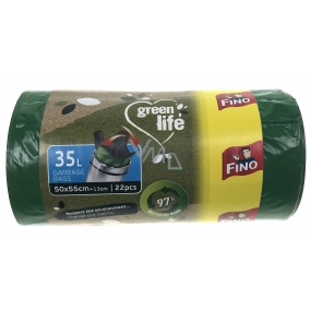 Fino Green Life Vrecko do koša 35 l 50 x 55 cm 22 kusov