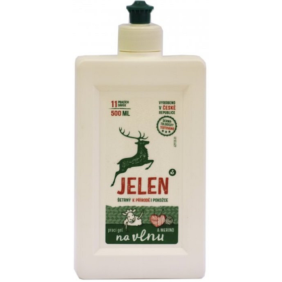 Jeleň Vlna a Merino prací gél 11 dávok 500 ml