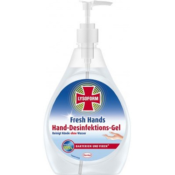 Lysoform Fresh Hands Dezinfekčný gél na ruky dávkovač 480 ml
