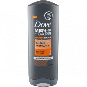 Dove Men + Care Sportcare 3v1 Endurance sprchový gél pre mužov 250 ml