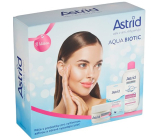 Astrid Aqua Biotic denný a nočný krém 50 ml + micelárna voda 400 ml + textilný maska 20 ml, kozmetická sada