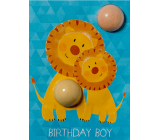 Bomb Cosmetics Birthday Boy Lion Šumivá karta s balistikou 2 x 15 g