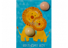 Bomb Cosmetics Birthday Boy Lion Šumivá karta s balistikou 2 x 15 g