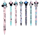 Colorino Pogumované pero Minnie Mouse ružové, modrá náplň 0,5 mm