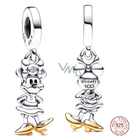Prívesok Striebro 925 Disney 100. minnie Mouse výročie, náramok prívesok
