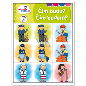 Ditipo Pexeso pre najmenších Čo budem pre deti, 10 párov obrázkov, vek 3+