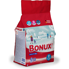 Bonux prací prášok White Polar Ice Fresh, 4,68 kg, 72 dávok
