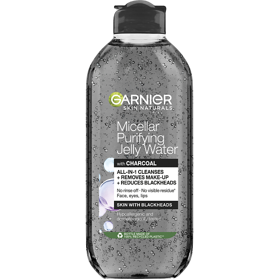 Garnier Pure Active Gélová Micelárna voda s aktívnym uhlím, 400 ml