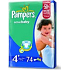Pampers Active Baby 4 Maxi Plus 9-20 kg plienkové nohavičky 74 kusov