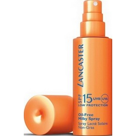 Lancaster Sun Care Oil Free Milky SPF15 mlieko na opaľovanie 150 ml sprej