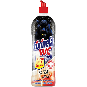 Fixinela Extra WC gel sila šelmy, WC čistič, 750 ml