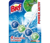 Bref Power Aktiv 4 Formula Pine Freshness WC blok na hygienickú čistotu a sviežosť vašej toalety, farbí vodu 51 g