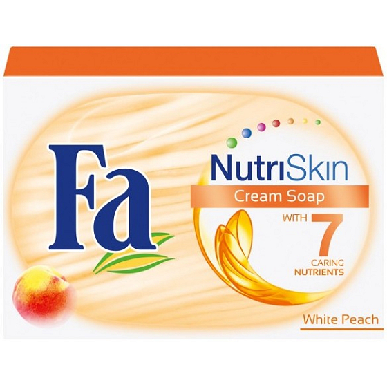 Fa NutriSkin Intensively Caring White Peach Biela broskyňa toaletné mydlo 100 g
