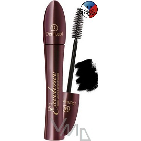 Dermacol Excelence Super Volume & Length riasenka odtieň čierna 7,5 ml