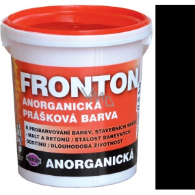 Fronton Anorganická prášková farba Čierna pre vonkajšie a vnútorné použitie 800 g