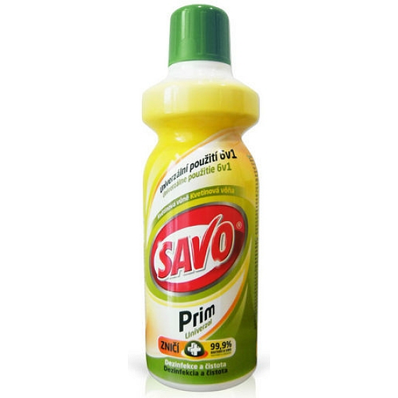 Savo Prim Kvetinová vôňa dezinfekčný čistiaci prostriedok 900 ml