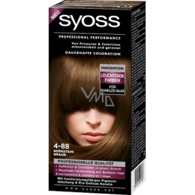 Syoss Professional farba na vlasy 4 - 88 jantárovo hnedý