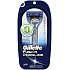Gillette Fusion ProGlide Silver Protection holiaci strojček pre citlivú pokožku + náhradné hlavice 2 kusy, pre mužov