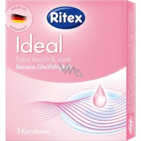 Ritex Ideal kondóm extra vlhčený 3 kusy