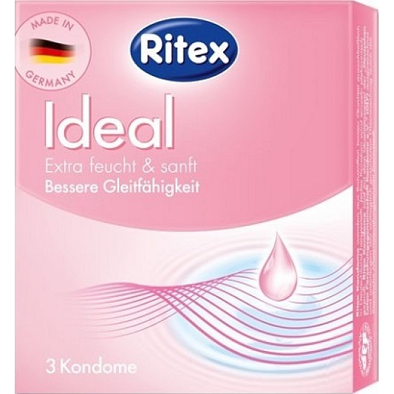Ritex Ideal kondóm extra vlhčený 3 kusy