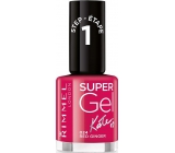 Rimmel London Super Gel by Kate lak na nechty 024 Red Ginger 12 ml