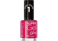 Rimmel London Super Gel by Kate lak na nechty 024 Red Ginger 12 ml