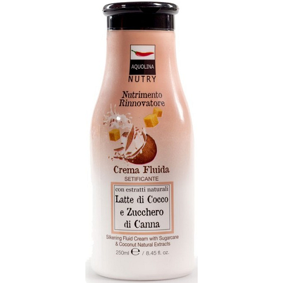 Aquolina Nutri Sugarcane & Coconut telové mlieko 250 ml