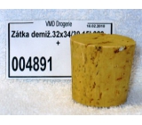 Korková zátka demižónová 32 x 35 x 30 mm, 15 l