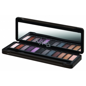 Technic Fashionista kozmetická paleta očných tieňov 12 x 1,1 g