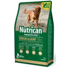 Nutrican Senior / Light Kompletné krmivo pre starších psov a psov trpiacich nadváhou 3 kg