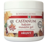 Bohemia Gifts Castanum Extrakt z gaštanu konského hrejivý masážny gél 600 ml