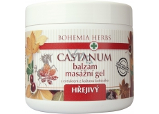 Bohemia Gifts Castanum Extrakt z pagaštanu konského hrejivý masážny gél 600 ml