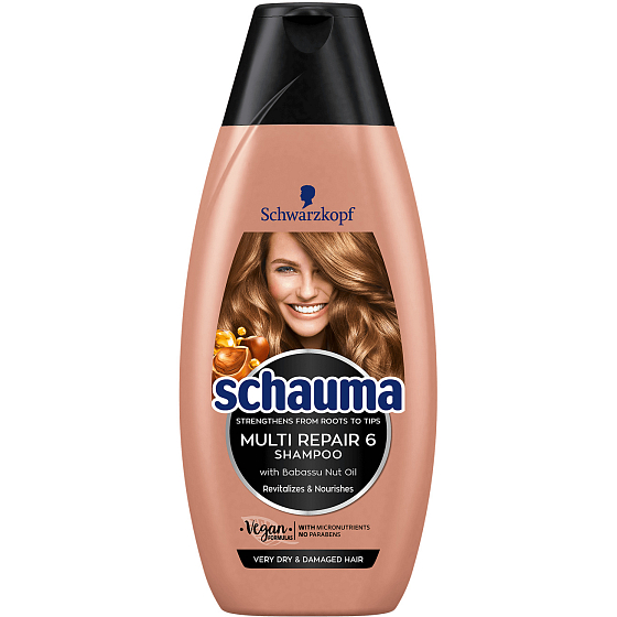 Schauma Multi Repair 6 obnovujúci šampón pre veľmi suché a poškodené vlasy 250 ml