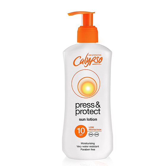 Calypso Press & Protect SPF 10 mlieko na opaľovanie 200 ml