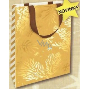 Nekupto Darčeková papierová taška s razbou 18 x 11 x 8 cm Vianočný 1737 WLFS