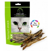 Fine Cat Premium Snack rybičky sušené - chutné prírodné maškrty pre mačky všetkých rás 35 g