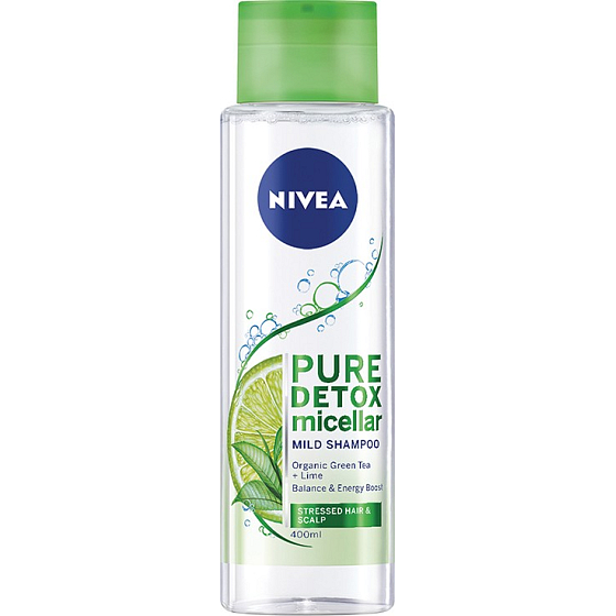 Nivea Pure Detox Micellar detoxikačné micelárna šampón na vlasy 400 ml