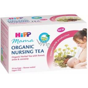 Hipp Mama Bio bylinný čaj pre dojčiace matky s feniklom, anízom a rascou v sáčkoch 20 x 1,5 g