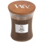 Woodwick Humidor - Puzdro na cigary vonná sviečka s dreveným knôtom a viečkom sklo stredná 275 g