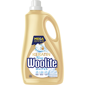 Woolite Keratin Therapy Whites prací gel, 3,6 l, 60 dávok