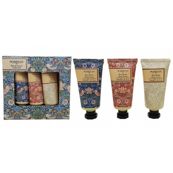 Heathcote & Ivory Strawberry Thief vyživujúci krém na ruky a nechty 3 x 30 ml kozmetická sada
