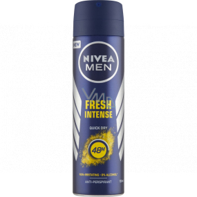 Nivea Men Fresh Intense 48h antiperspirant deodorant sprej pre mužov 150 ml