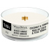 Woodwick Coconut & Tonka - Kokos a tonka boby vonná sviečka s dreveným knôtom petite 31 g
