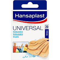 Hansaplast Universal voděodolná náplasť, 20 ks